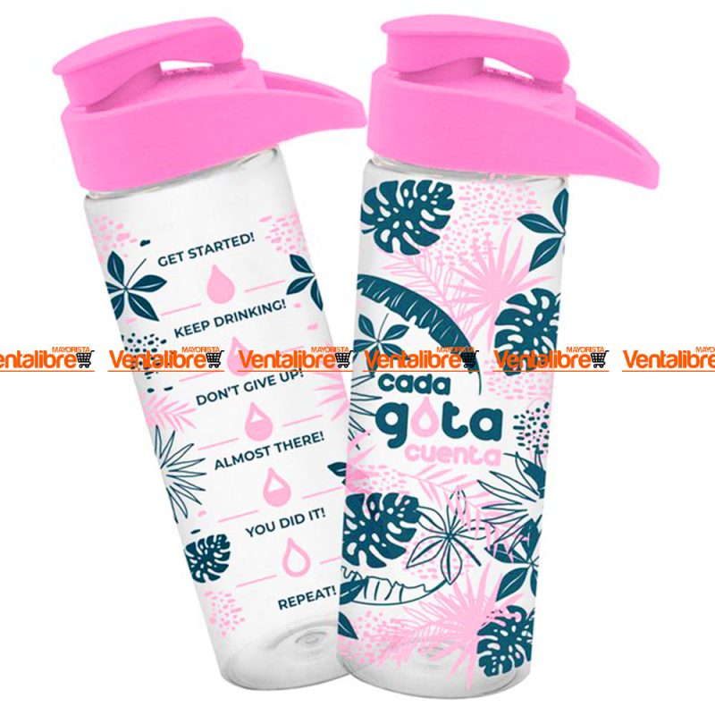 BOTELLA DEPORTIVA REFORZADA CON AGARRE X 750 ML. ESTAMPADA - Imagen 5