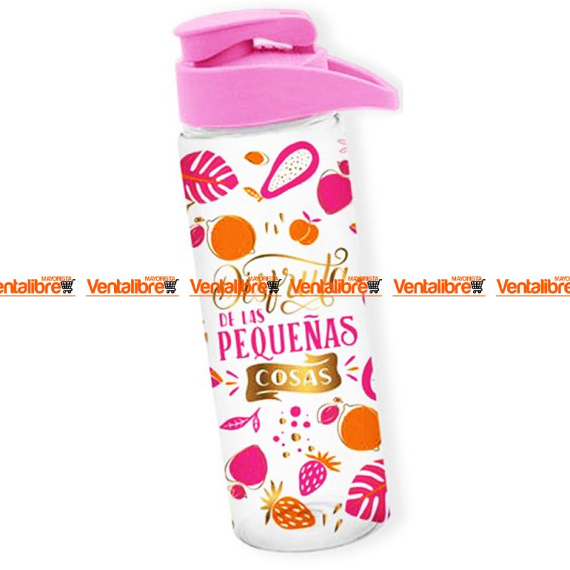BOTELLA DEPORTIVA REFORZADA CON AGARRE X 750 ML. ESTAMPADA - Imagen 2
