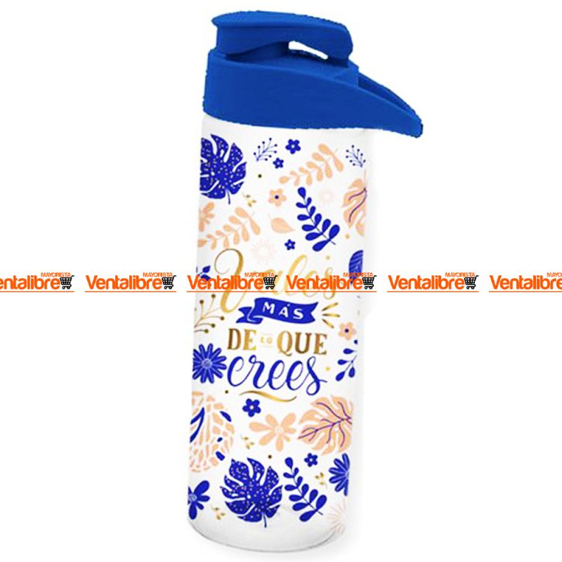 BOTELLA DEPORTIVA REFORZADA CON AGARRE X 750 ML. ESTAMPADA - Imagen 3