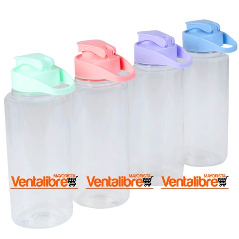 BOTELLA DEPORTIVA REFORZADA CON AGARRE X 1100 ML.