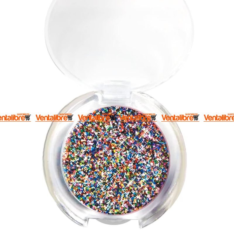 GLITTER MULTIUSO EN PALETA INDIVIDUAL X 4 GM. VARIOS COLORES - Imagen 4