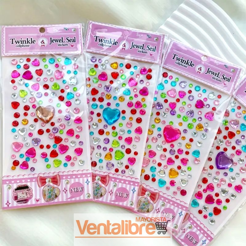GEMAS STRASS DECORACIÓN MULTIUSO VARIOS DISEÑOS Y FORMAS - Imagen 2