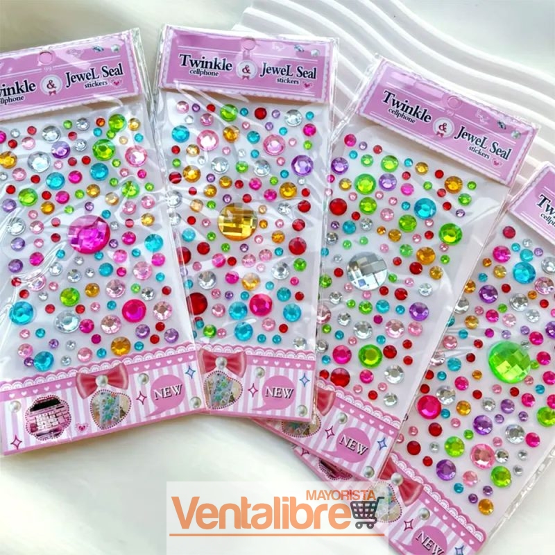 GEMAS STRASS DECORACIÓN MULTIUSO VARIOS DISEÑOS Y FORMAS - Imagen 4