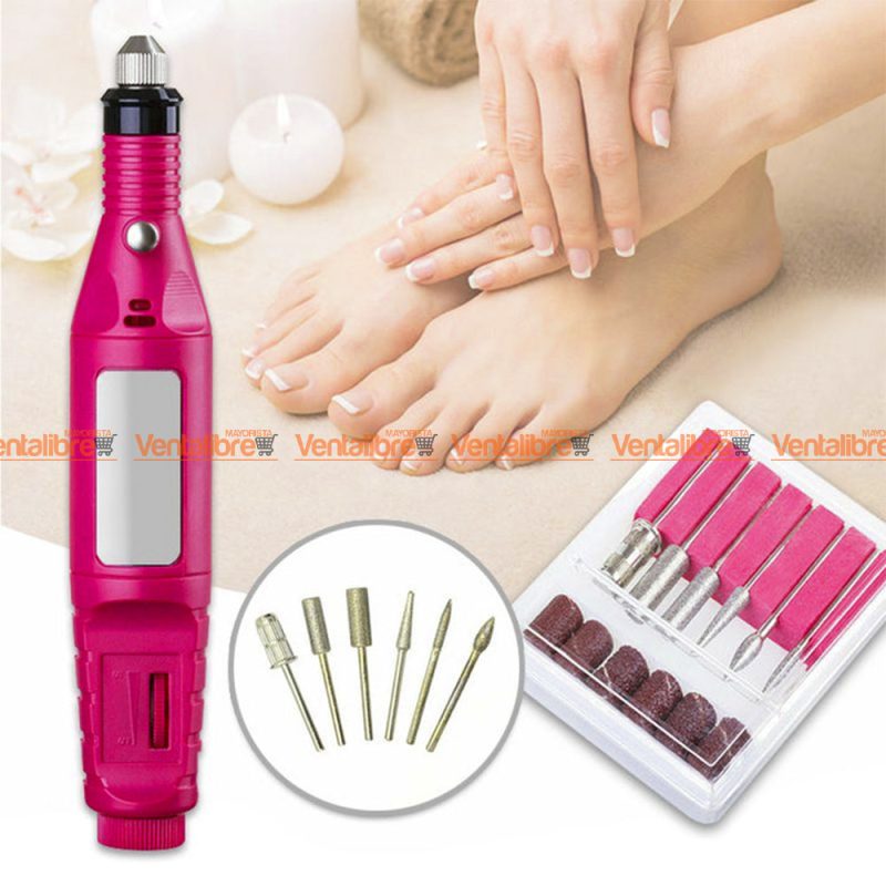 TORNO ELÉCTRICO MAS KIT PULIDOR DE UÑAS