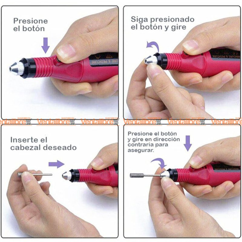 TORNO ELÉCTRICO MAS KIT PULIDOR DE UÑAS - Image 2