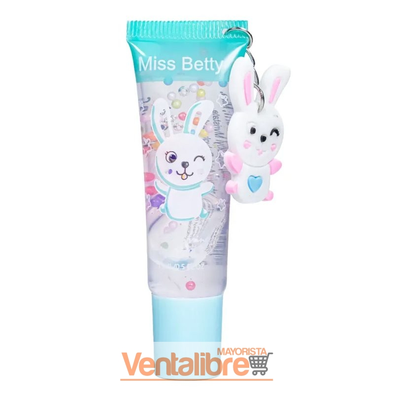 BRILLO LABIAL TRANSPARENTE RABBIT MISS BETTY