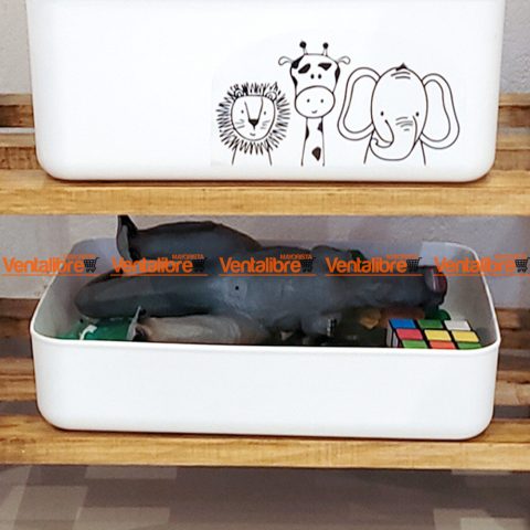 CANASTO ORGANIZADOR 5.5 LTS. NÚMERO 3 CAJA SIN TAPA