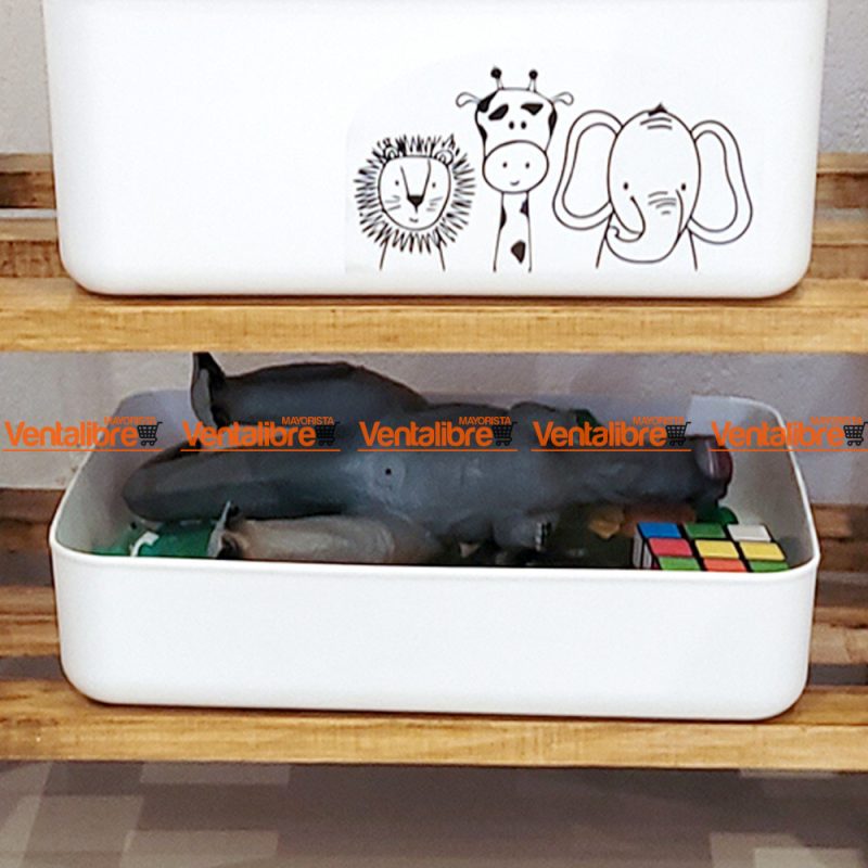 CANASTO ORGANIZADOR 5.5 LTS. NÚMERO 3 CAJA SIN TAPA