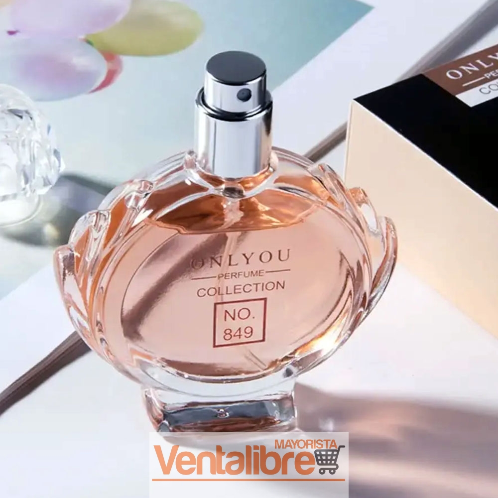 PERFUME DE MUJER ONLYOU 849 FRASCO DE VIDRIO X 30 ML.