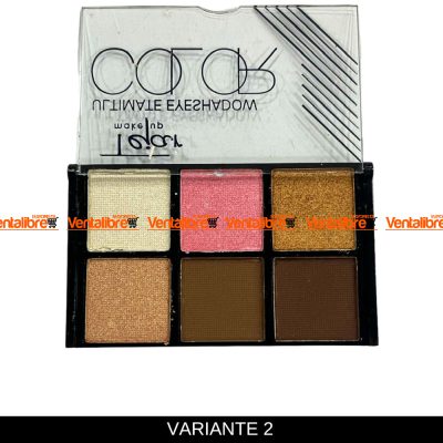 PALETA DE SOMBRAS PARA OJOS X 6 COLORES ALTAMENTE PIGMENTADOS - Image 3