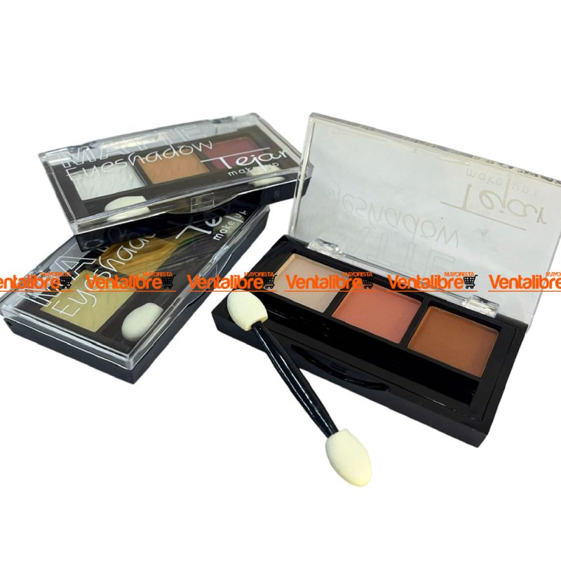 PALETA DE SOMBRAS X 3 COLORES MATTE DE ALTA PIGMENTACIÓN Y LARGA DURACIÓN - Imagen 2