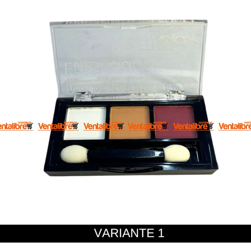 PALETA DE SOMBRAS X 3 COLORES MATTE DE ALTA PIGMENTACIÓN Y LARGA DURACIÓN - Imagen 3