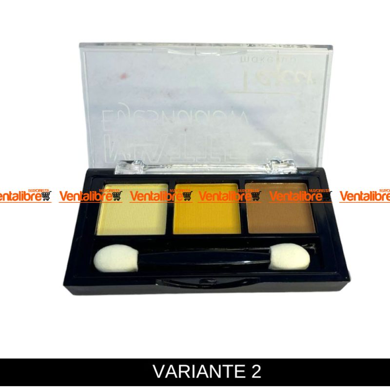 PALETA DE SOMBRAS X 3 COLORES MATTE DE ALTA PIGMENTACIÓN Y LARGA DURACIÓN - Imagen 4