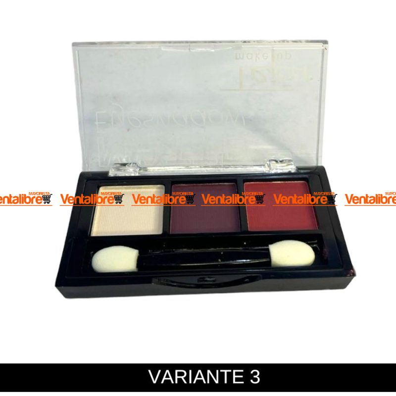 PALETA DE SOMBRAS X 3 COLORES MATTE DE ALTA PIGMENTACIÓN Y LARGA DURACIÓN - Imagen 5