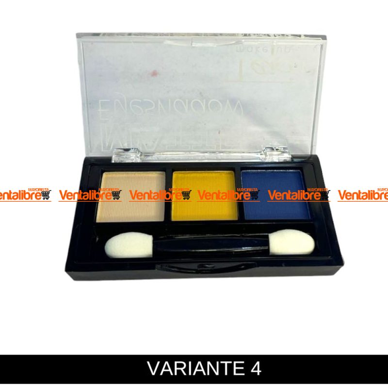 PALETA DE SOMBRAS X 3 COLORES MATTE DE ALTA PIGMENTACIÓN Y LARGA DURACIÓN - Imagen 6