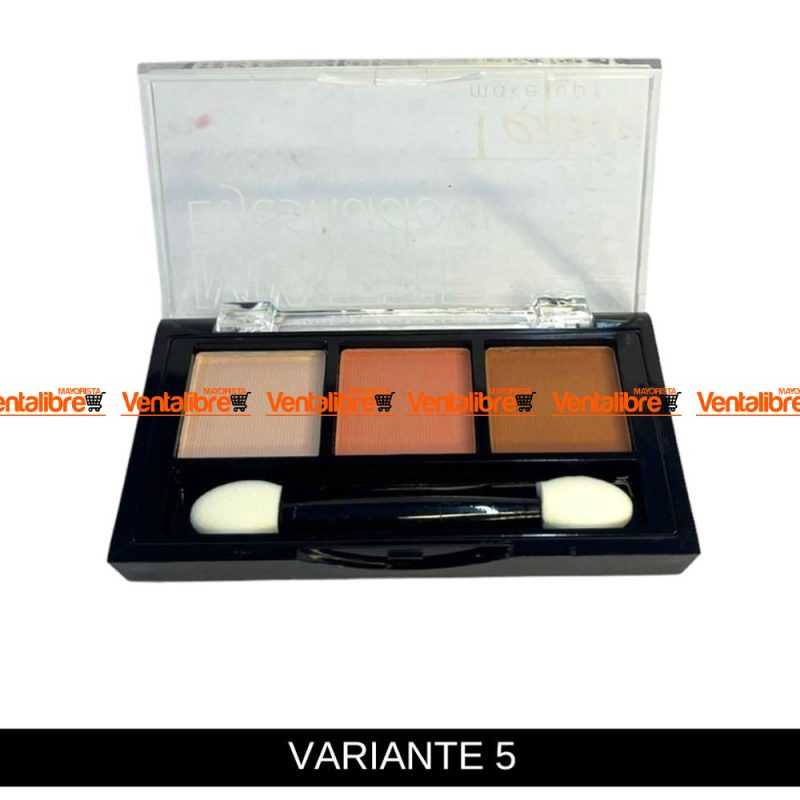 PALETA DE SOMBRAS X 3 COLORES MATTE DE ALTA PIGMENTACIÓN Y LARGA DURACIÓN - Imagen 7