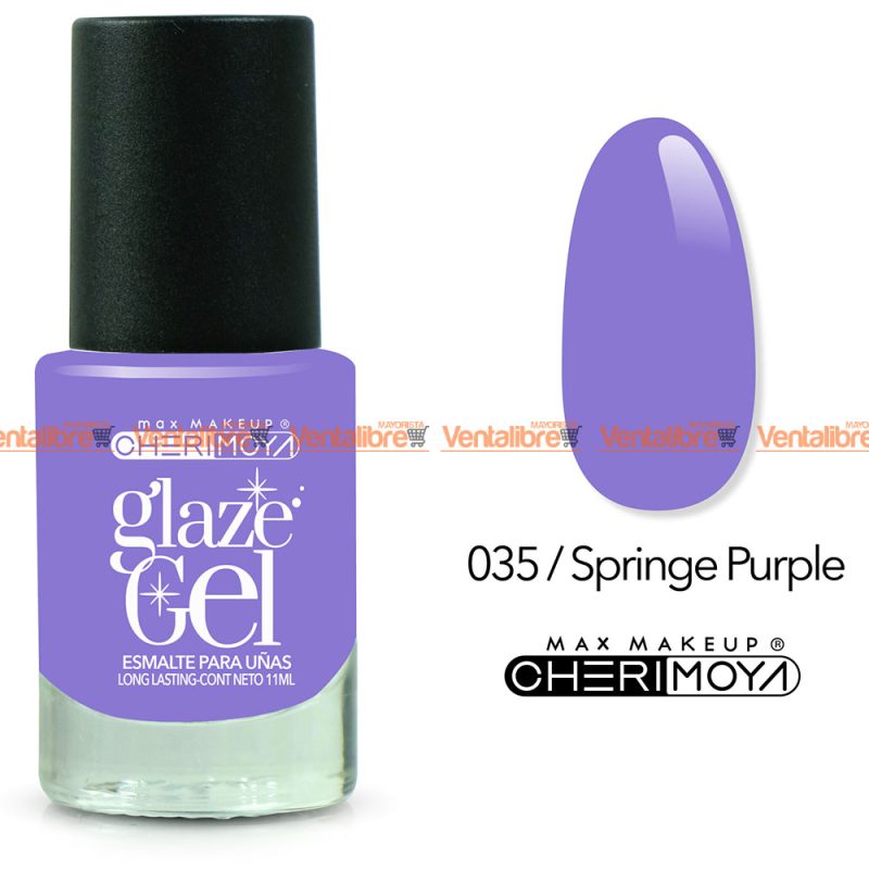 ESMALTE PARA UÑAS EFECTO GEL GLAZE SUMMER X 11 ML. CHERIMOYA