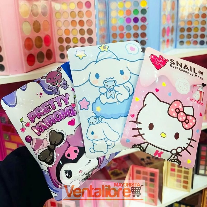 MASCARILLA FACIAL HIDRATANTE CON DISEÑOS DE PERSONAJES - Imagen 5