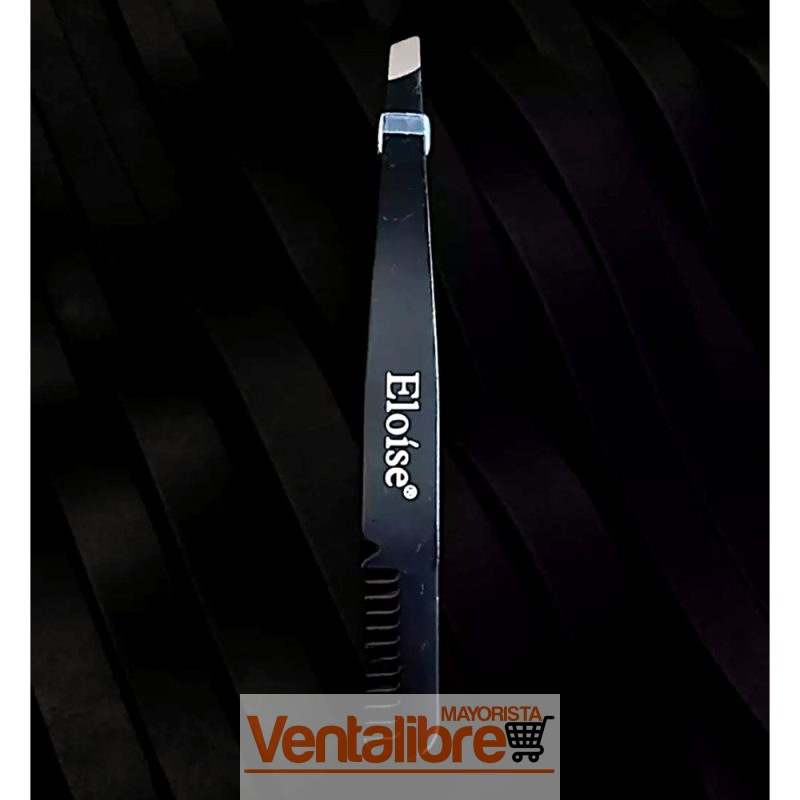 PINZA PARA DEPILAR DE ACERO INOXIDABLE CON CEPILLO