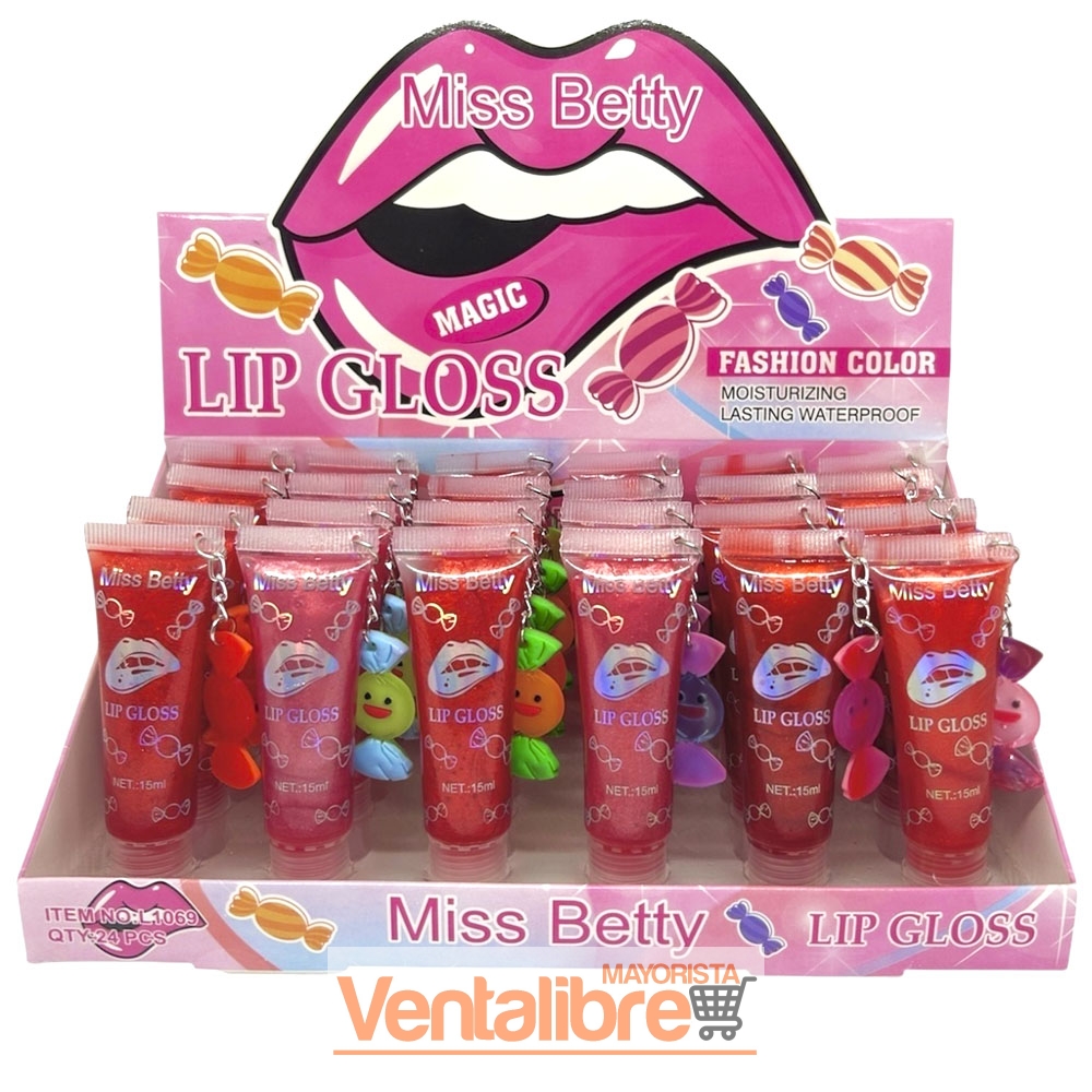 BRILLO LABIAL CARAMELO MISS BETTY - Imagen 2
