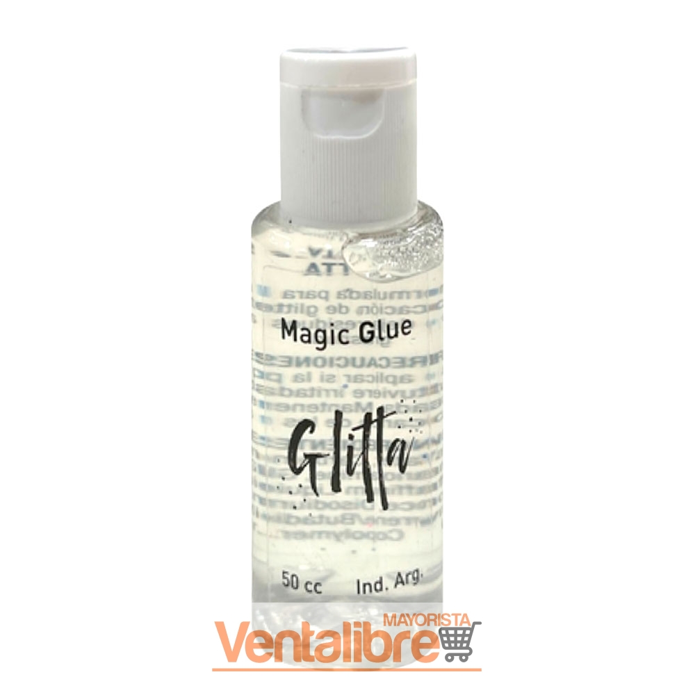 PEGAMENTO MÁGICO TIPO GEL PARA GLITTER X 50 ML. GLITTA GLOW