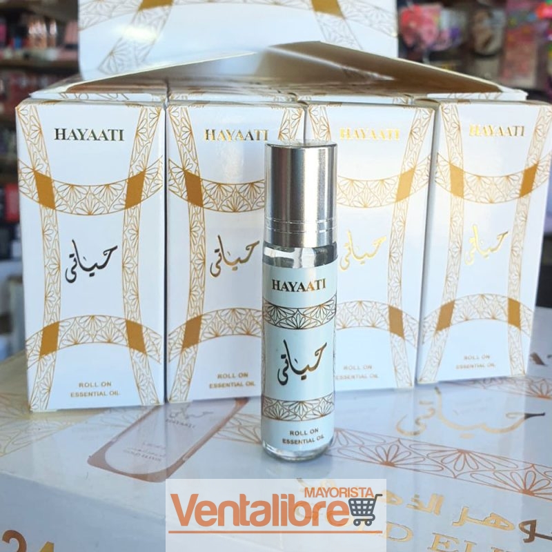 PERFUME ÁRABE UNISEX HAYAATI GOLD ELIXIR ROLL-ON 10ML.