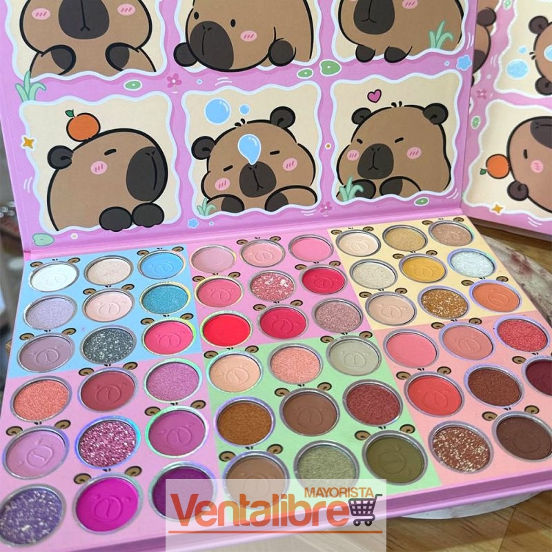 PALETA DE SOMBRAS CAPYBARA 54 TONOS