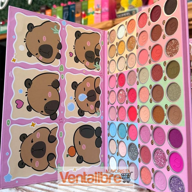 PALETA DE SOMBRAS CAPYBARA 54 TONOS - Imagen 3