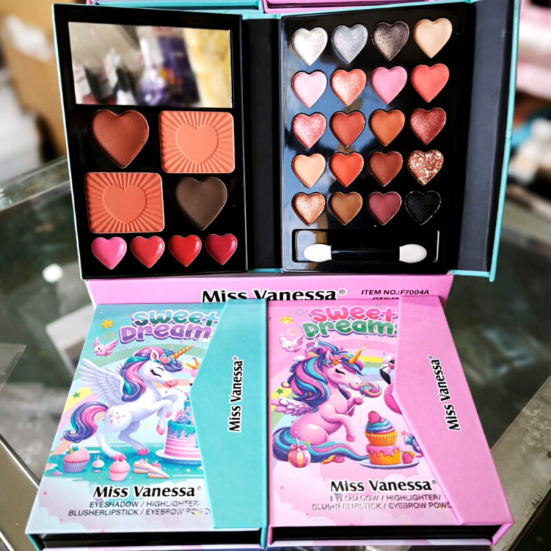 PALETA DE SOMBRAS X 28 COLORES CON ESPEJO Y APLICADOR PERSONAJES