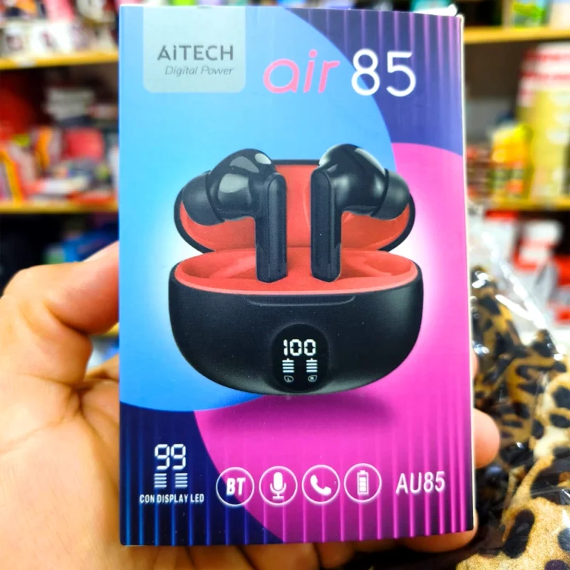 AURICULAR INALÁMBRICO BLUETOOTH AIR 85 TWS CON PANTALLA LED