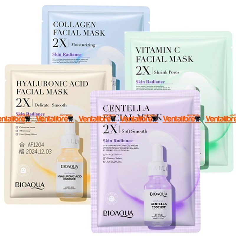 MASCARILLA FACIAL CON COLÁGENO VITAMINA C