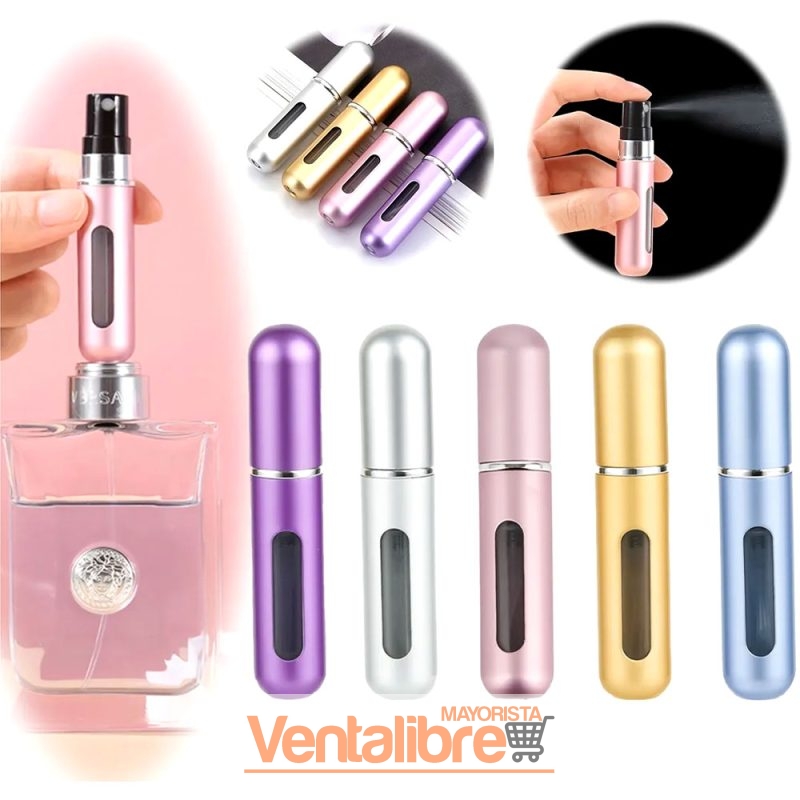 PERFUMERO RECARGABLE DE 8ML. VARIOS COLORES