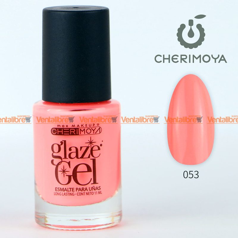 ESMALTE PARA UÑAS EFECTO GEL GLAZE X 11 ML. CHERIMOYA