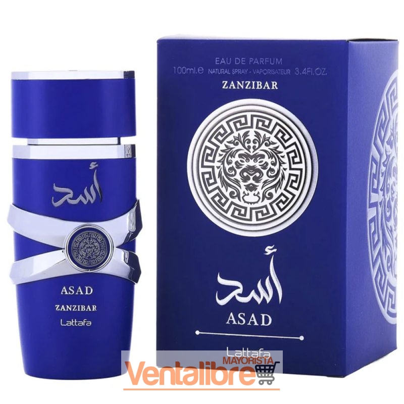 PERFUME ÁRABE LATTAFA ASAD ZANZIBAR 100 ML. HOMBRE