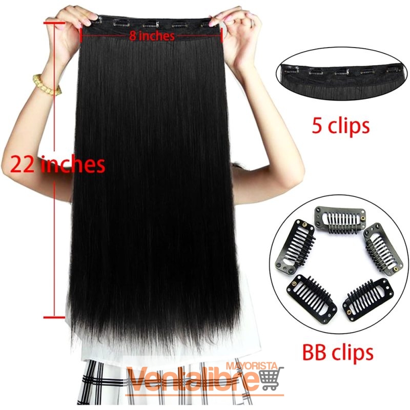 EXTENSIONES DE PELO SINTÉTICO CON FIBRAS PARA ALTA TEMPERATURA