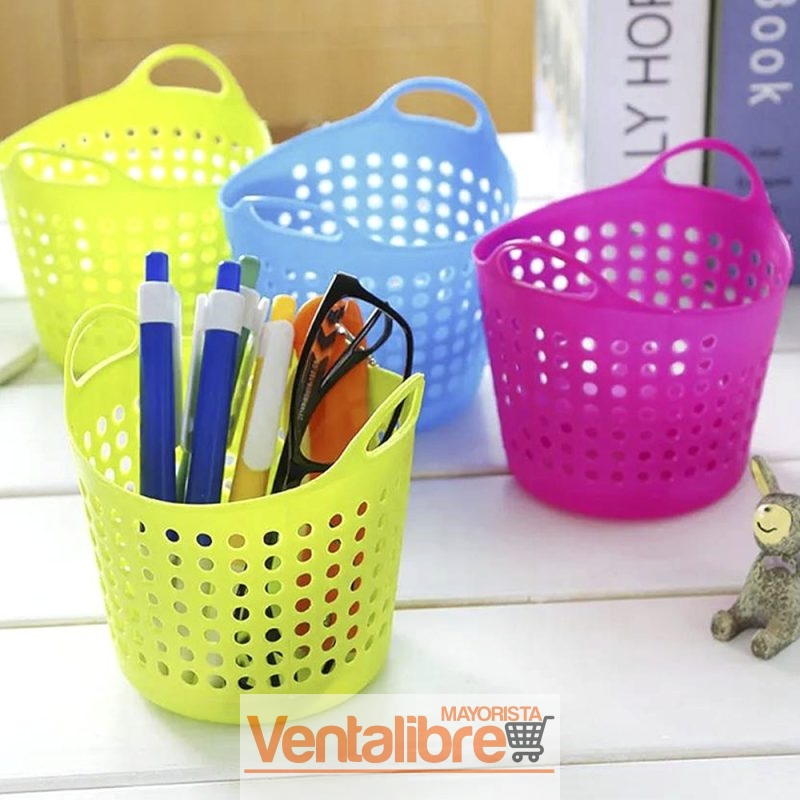 MINI CANASTAS ORGANIZADOR VARIOS COLORES EXCELENTE CALIDAD