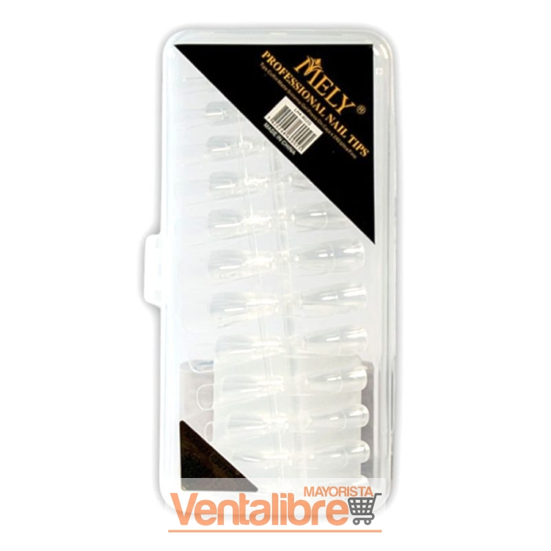 TIPS SOFT GEL FORMA COFFIN EN ESTUCHE X 240 PCS. - Imagen 5