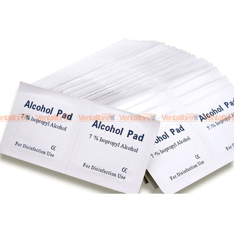 ALCOHOL EN PADS 70% DE ALCOHOL CAJA X 100 UNI. - Imagen 2