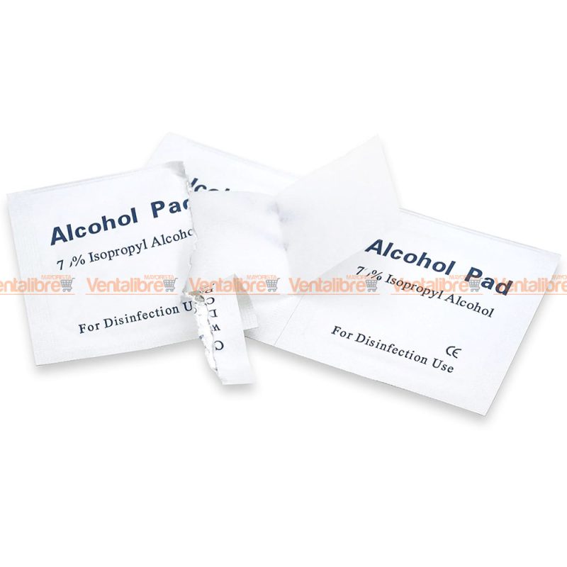 ALCOHOL EN PADS 70% DE ALCOHOL CAJA X 100 UNI. - Imagen 3