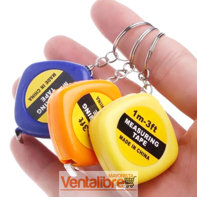 MINI CINTA MÉTRICA LLAVERO 1M.
