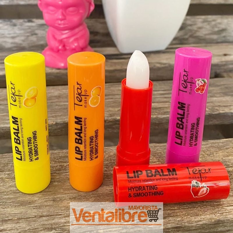 BÁLSAMO LABIAL SABORIZADO LARGA DURACIÓN 4 SABORES