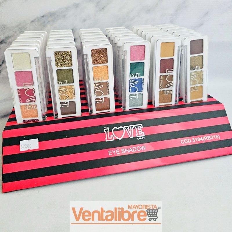 PALETA DE SOMBRAS PARA OJOS "LOVE EYE SHADOW"