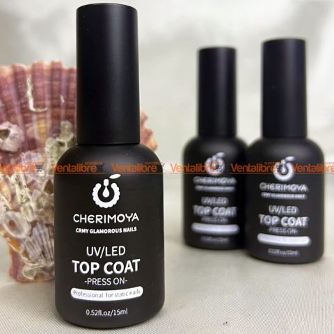 TOP COAT PRESS ON UV/LED CRMY 15ML CHERIMOYA