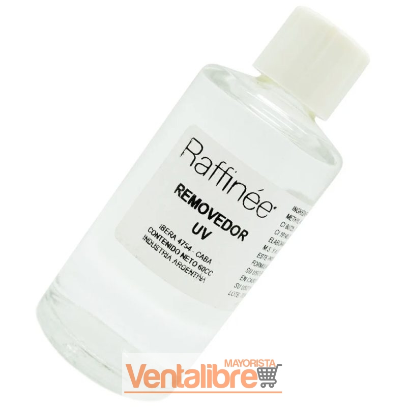 REMOVEDOR RAFFINE UV X 60 ML.