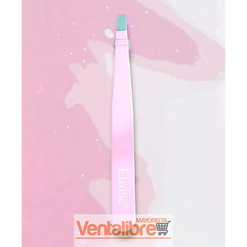 PINZA PARA DEPILAR DE COLOR ROSA EXCELENTE CALIDAD