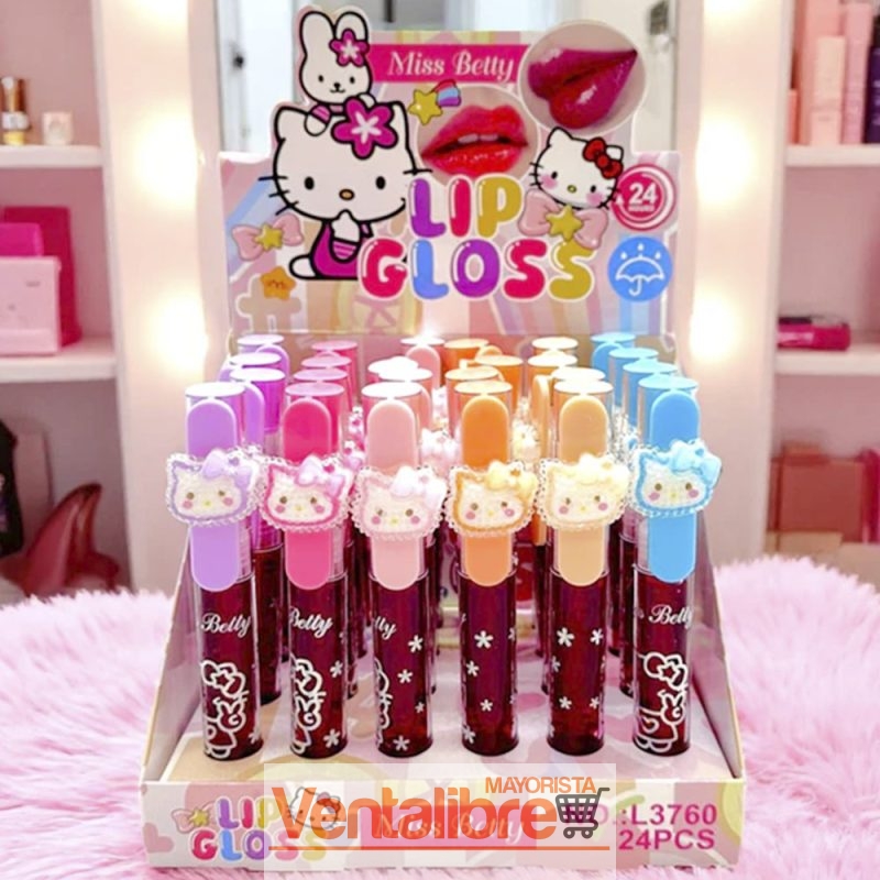 BRILLO LABIAL SÚPER CUTE DE HELLO KITTY