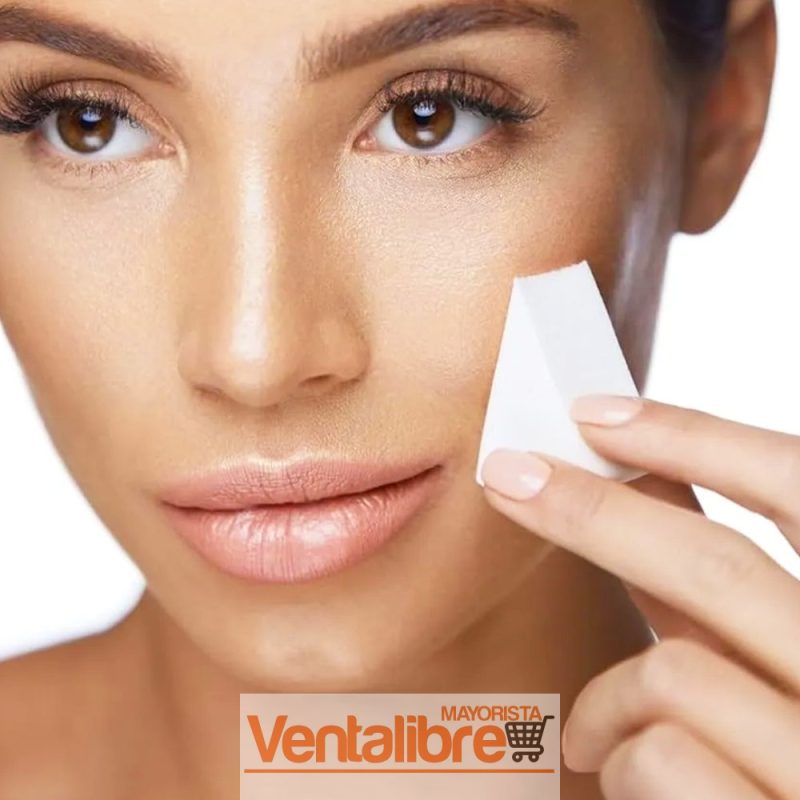 ESPONJAS CISNE DE LÁTEX PARA MAQUILLAJE X 8 UNI.