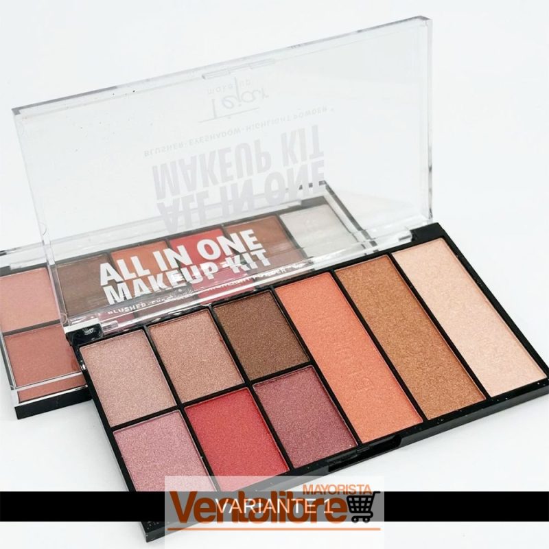 PALETA DE SOMBRA PARA OJOS + ILUMINADOR + RUBOR + POLVO COMPACTO - Imagen 2