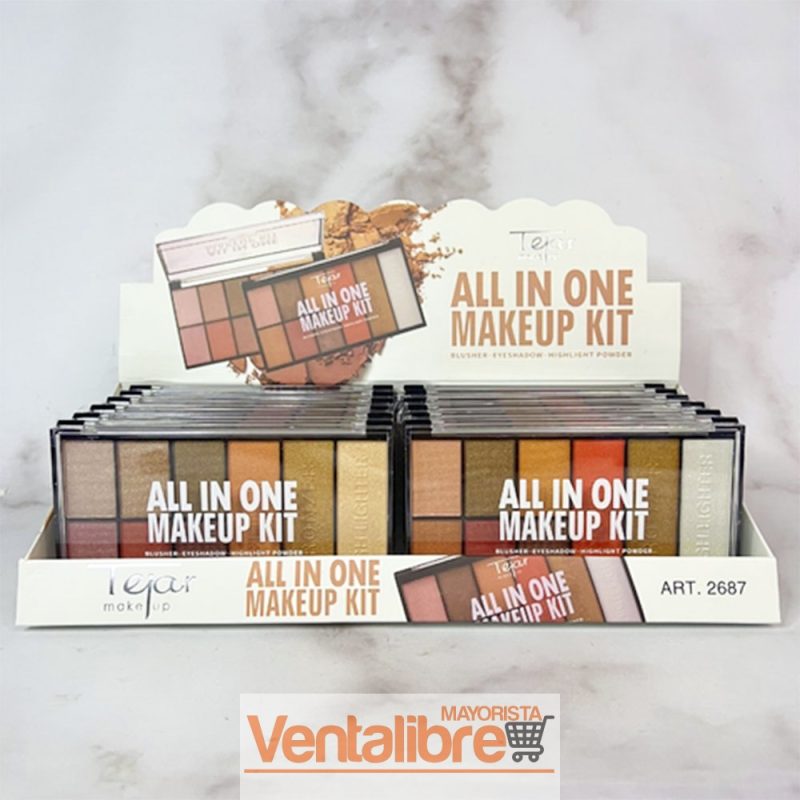 PALETA DE SOMBRA PARA OJOS + ILUMINADOR + RUBOR + POLVO COMPACTO - Imagen 6
