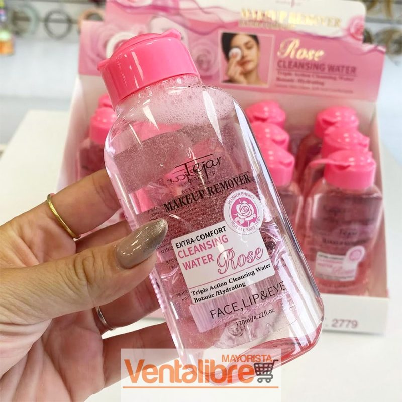 AGUA MICELAR DESMAQUILLANTE CON EXTRACTO DE ROSAS